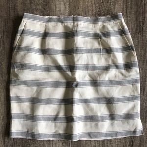 JCrew Striped Skirt